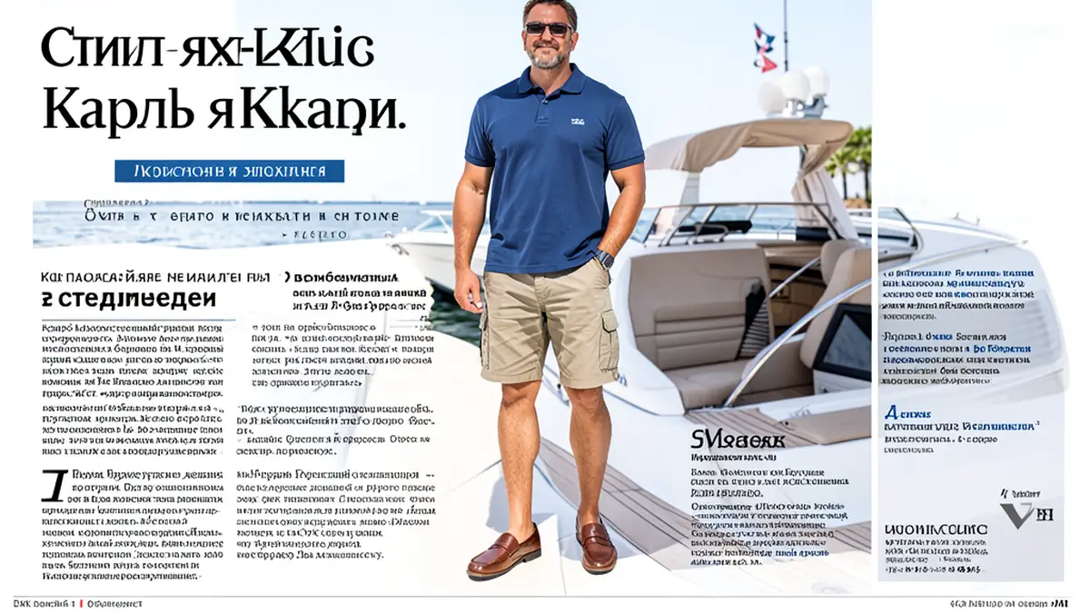 Стиль яхт-клуба: карго-шорты, поло и мокасины — практичность и элегантность
