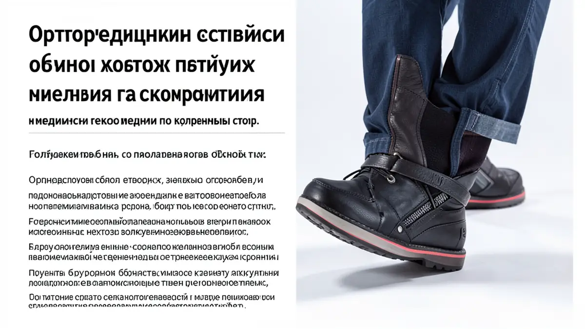 Ортопедические свойства обувных конструкций и медицинские рекомендации по здоровью стоп