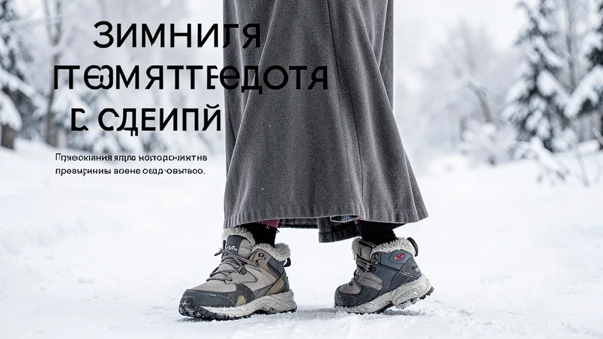 Зимняя теплота и стиль: преимущества высоких кроссовок с мехом под длинной юбкой