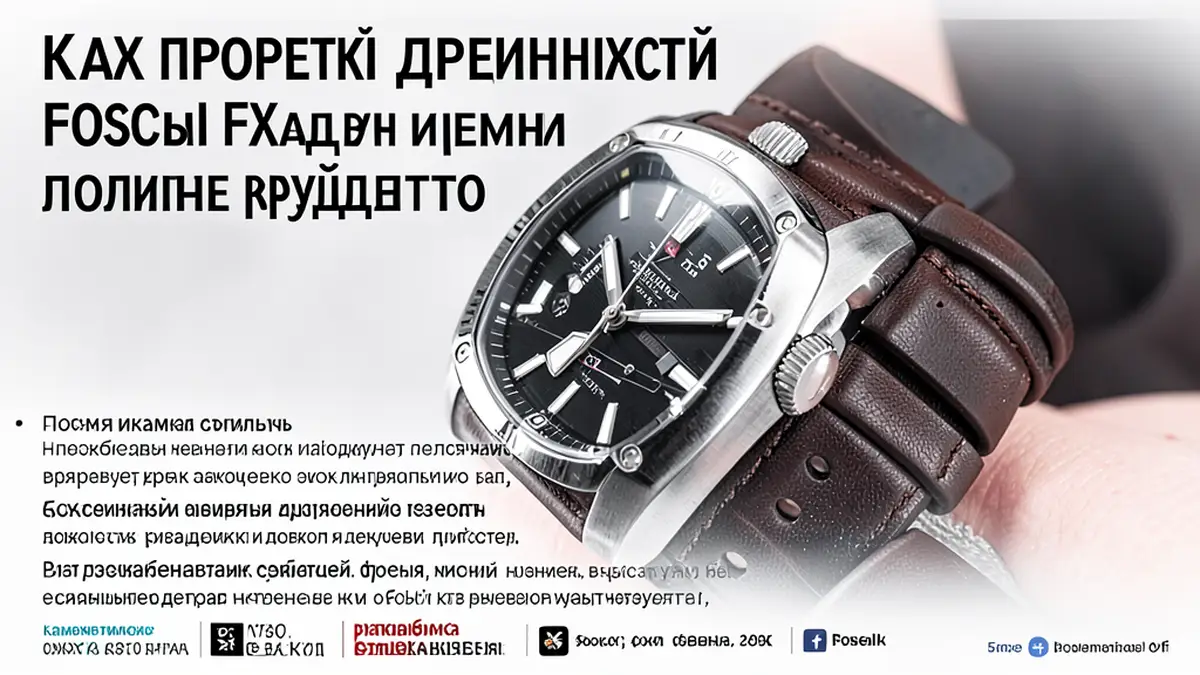 Как проверить подлинность часов Fossil: механизм и ремешок — полное руководство
