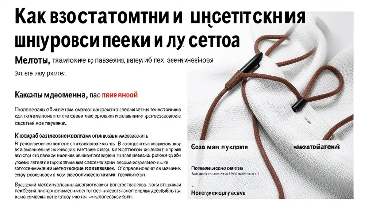 Как восстановить эластичность шнуровочных петель и люверсов: методы, материалы и советы