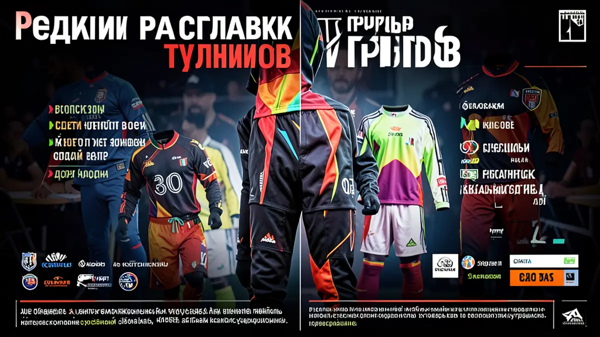 Редкие расцветки спортивной экипировки для крупных турниров