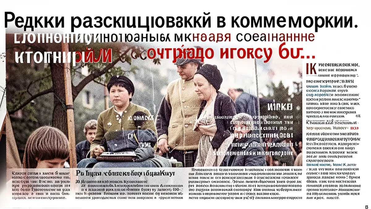 Редкие расцветки в коммеморации: сохранение истории через цвет