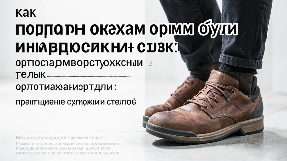 Как правильно выбрать размер обуви при использовании ортопедических стелек: практическое руководство
