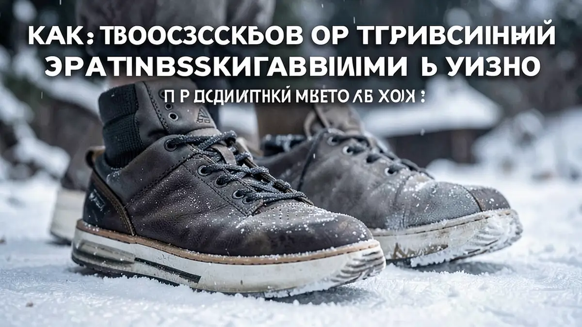 Как защитить кроссовки от растрескивания зимой: практические методы и уход