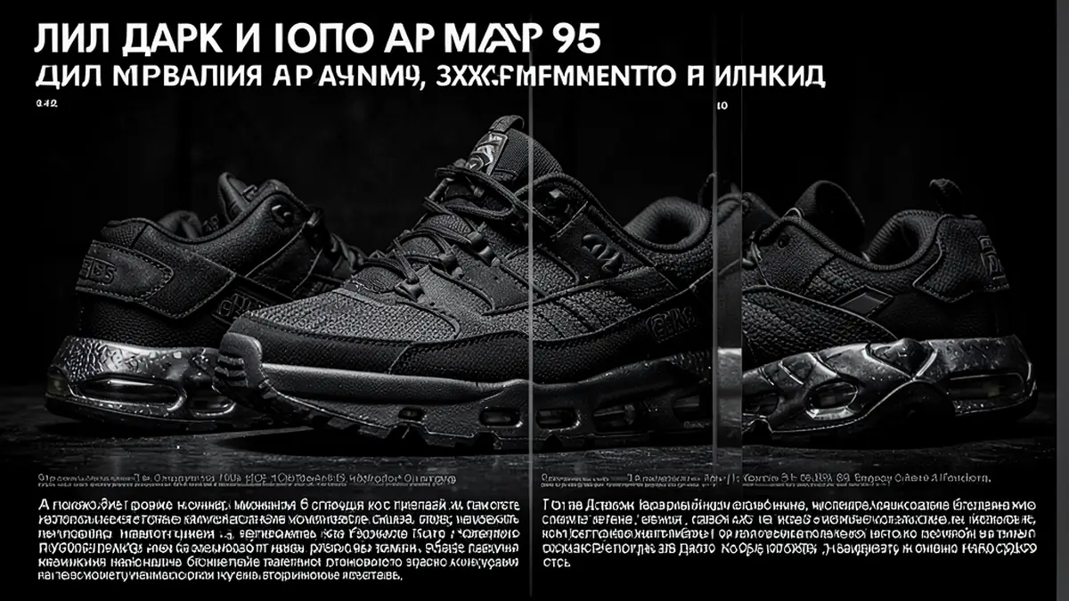 Лил Дарк и его мрачные вариации Air Max 95: стиль, эксперименты и влияние