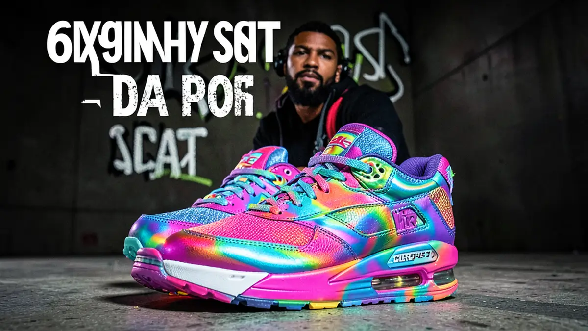 6ix9ine и радужные Air Max 95: яркий стиль до ареста