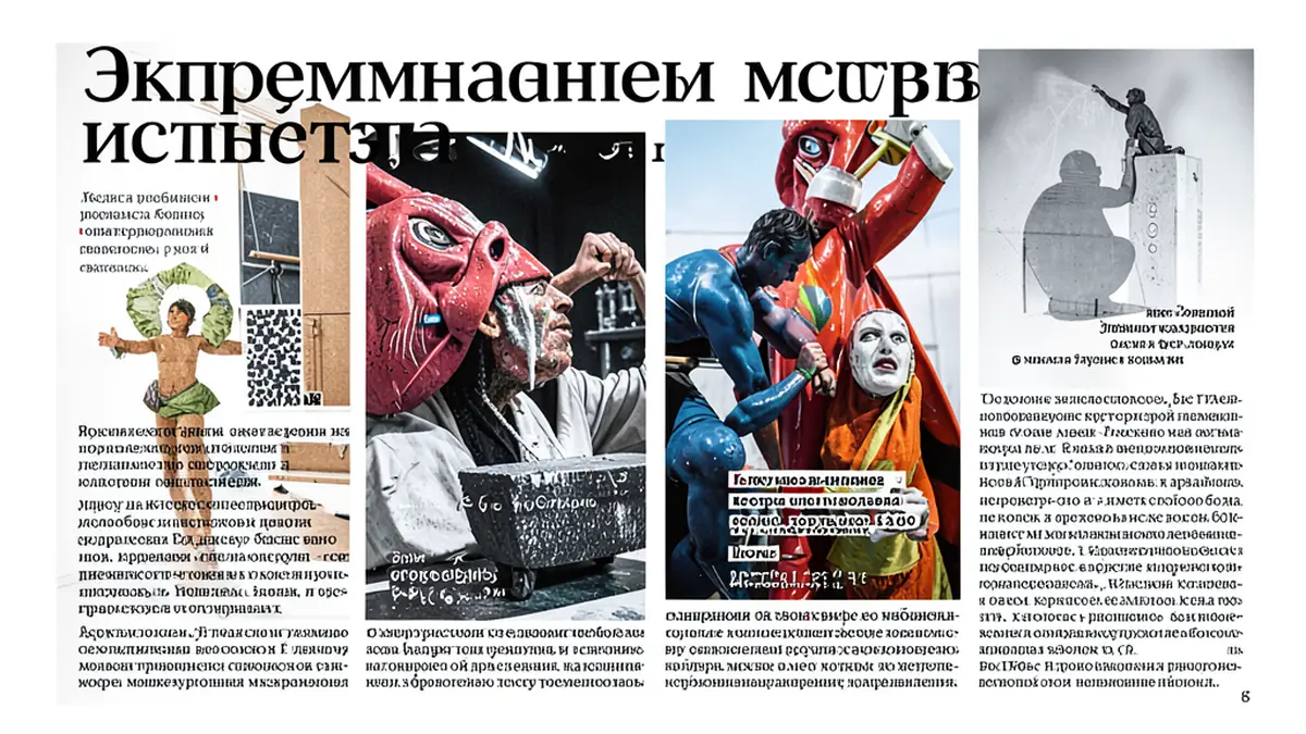 Экспериментальное искусство: элементы модели в современных арт-практиках и перформансах