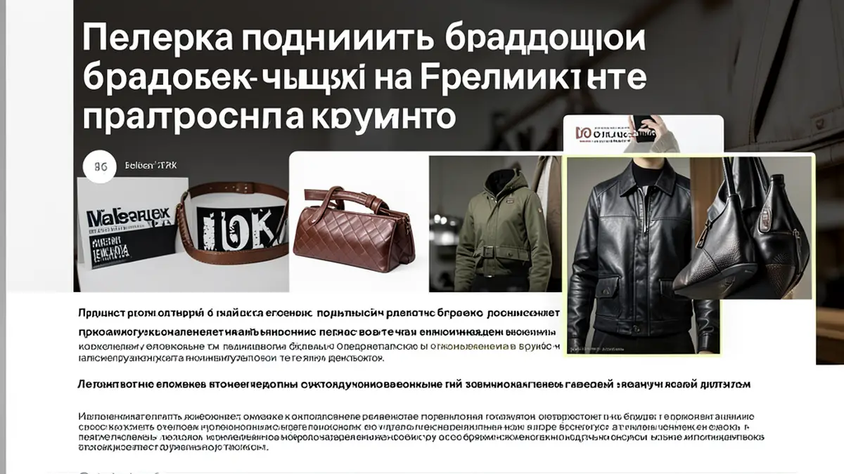 Проверка подлинности брендовых вещей на ресейл-платформах: практическое руководство