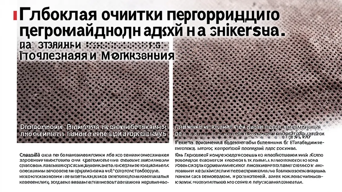 Глубокая очистка перфорированной кожи на сникерсах: безопасная и эффективная методика