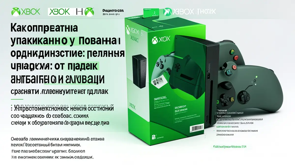 Как определить оригинальную упаковку Xbox: основные защитные элементы и отличия от подделок