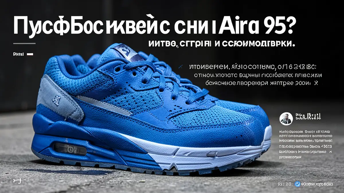 Почему Блуфейс выбирает синие Air Max 95: история, стиль и символика