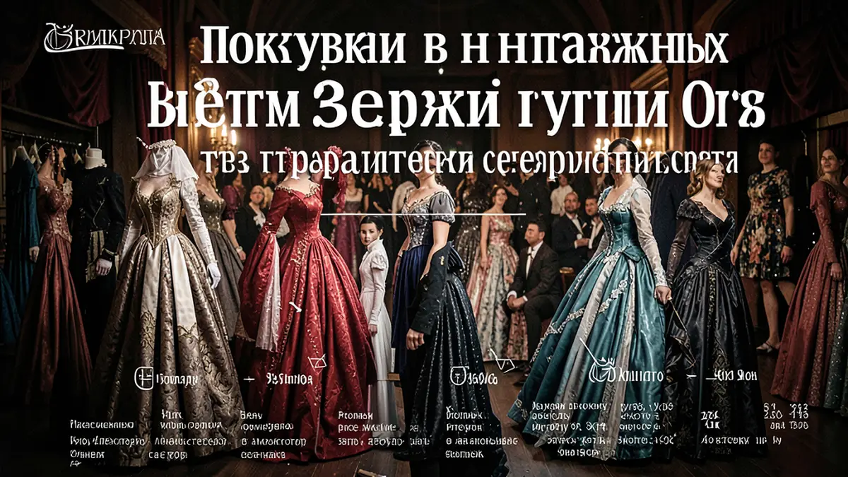 Покупка винтажных вечерних платьев через аукционы театрального реквизита: практические советы