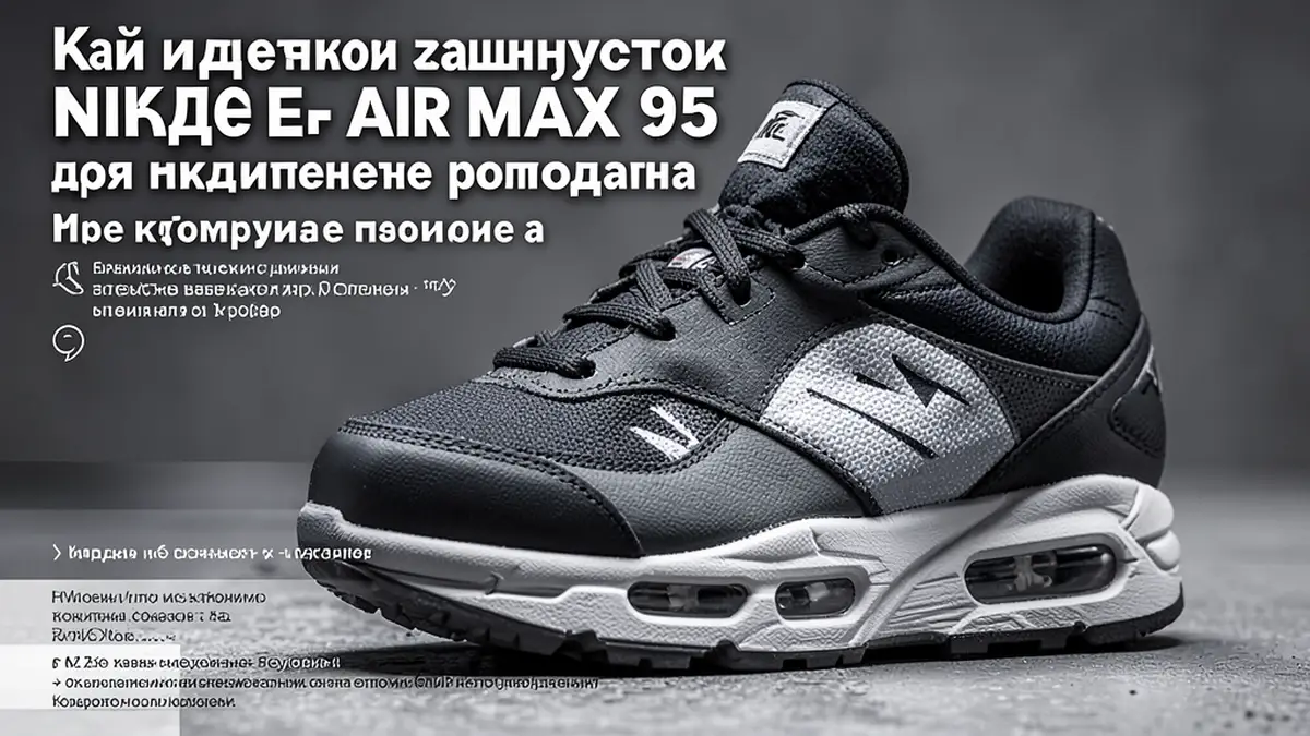 Как идеально зашнуровать Nike Air Max 95: практическое руководство для комфортной посадки