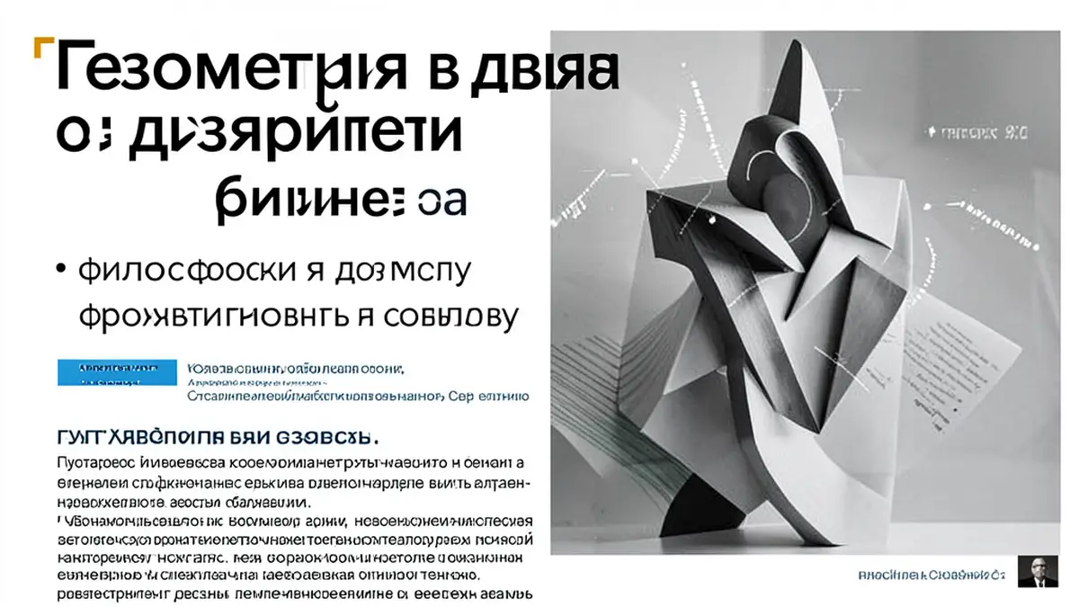 Геометрия в дизайне: философский подход к форме и смыслу