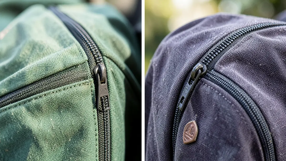 Качество застежек на рюкзаках Fjällräven Kånken: оригинал против копии