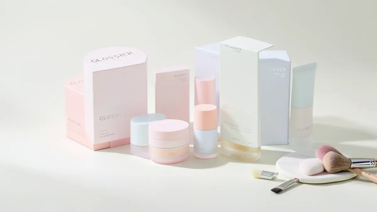 Уникальные особенности минималистичной упаковки косметики Glossier: дизайн, функциональность и влияние на рынок