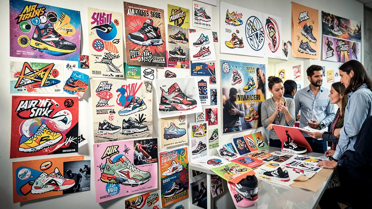 Эволюция Графического Дизайна Air Max 95: Логотипы, Упаковка и Рекламные Материалы