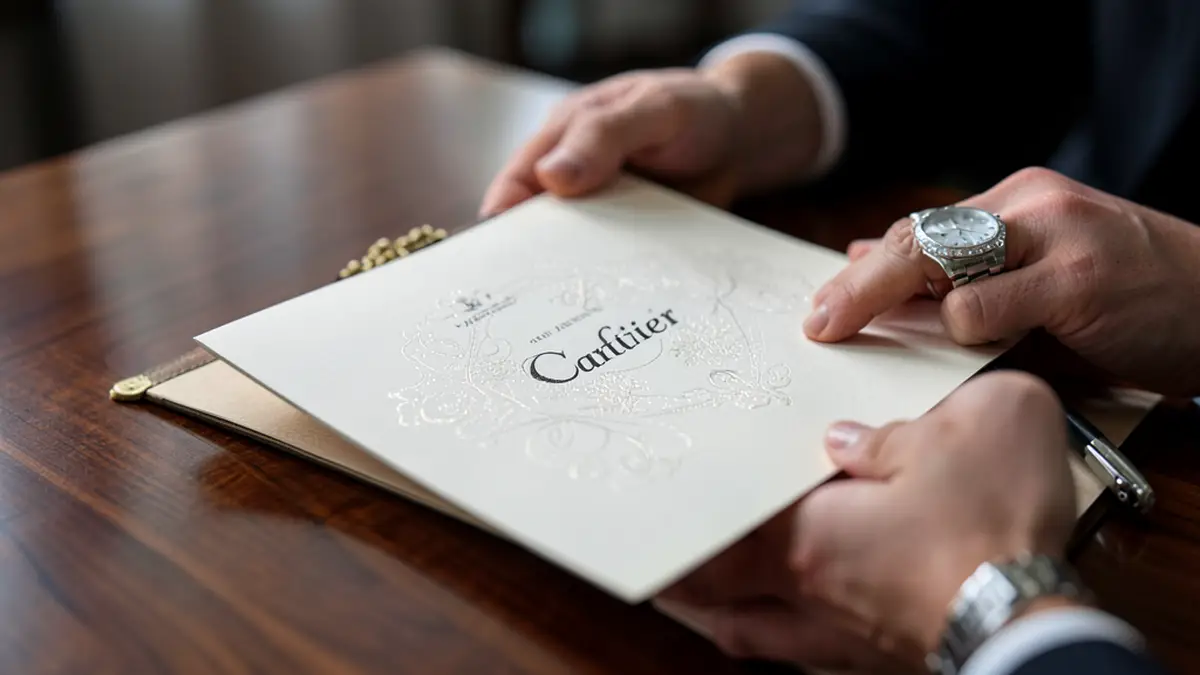 Скрытые водяные знаки в документах Cartier: инновации в защите подлинности