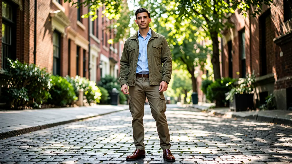 Как сочетать карго, рубашку и лоферы в стиле Ivy League Casual — практическое руководство