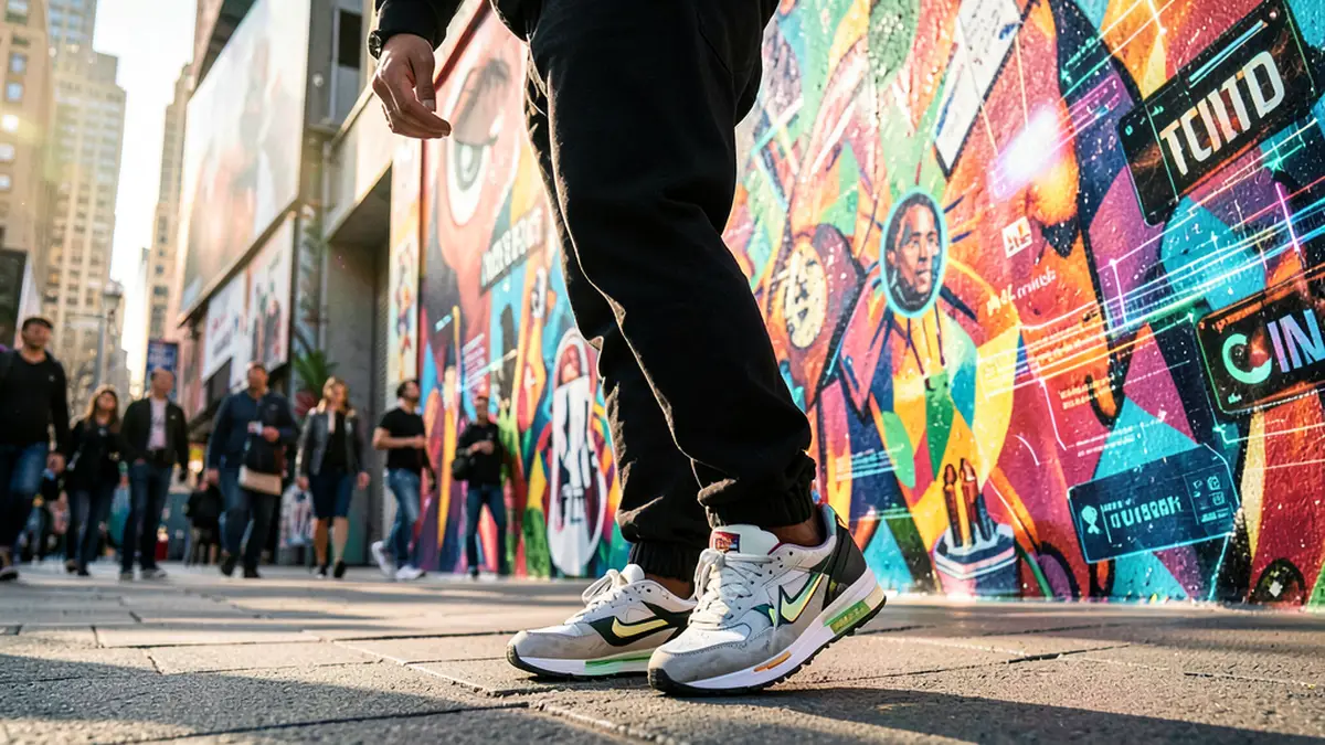 Эволюция визуальной рекламы Air Max 95: от пленки до цифровой эстетики
