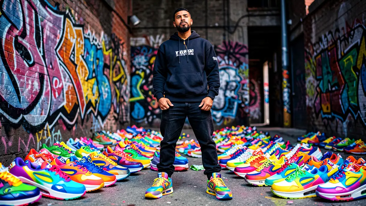Тай Доллар Сайн и его коллекция Air Max 95: радуга в гардеробе рэпера