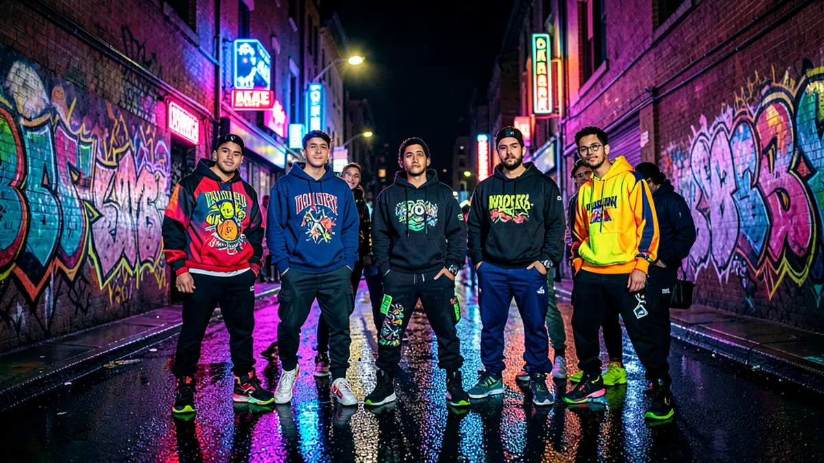 Неоновые акценты и флуоресцентные цвета: как создать ночной streetwear образ