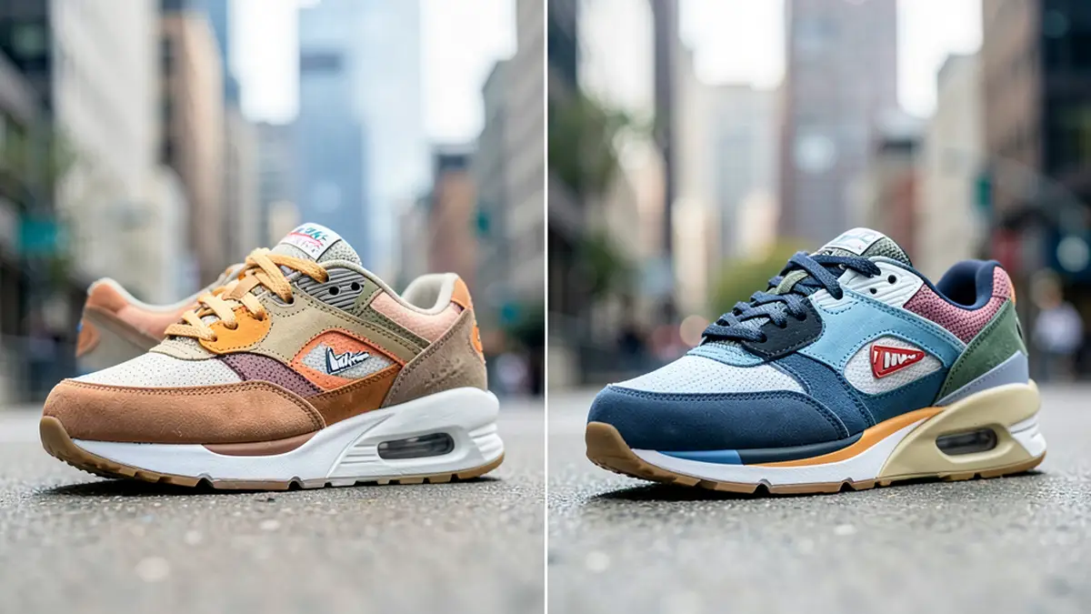 Сравнительный анализ размеров классических и модернизированных Air Max 95